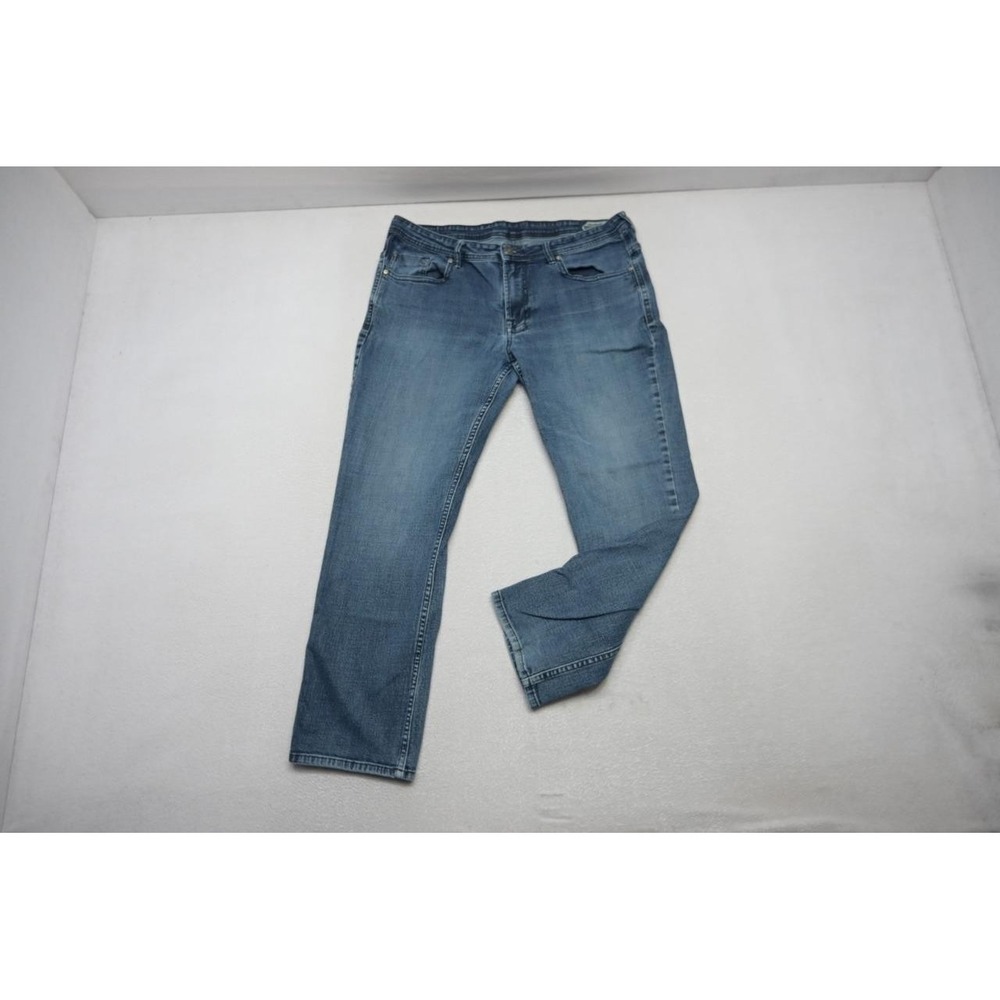 Buffalo David Bitton‎ Jackson Buckle Straight Stretch Denim Jeans Mens 36 x 30